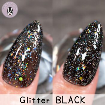 Seria Glitter BLACK(グリッターブラック)の色味比較レビュー